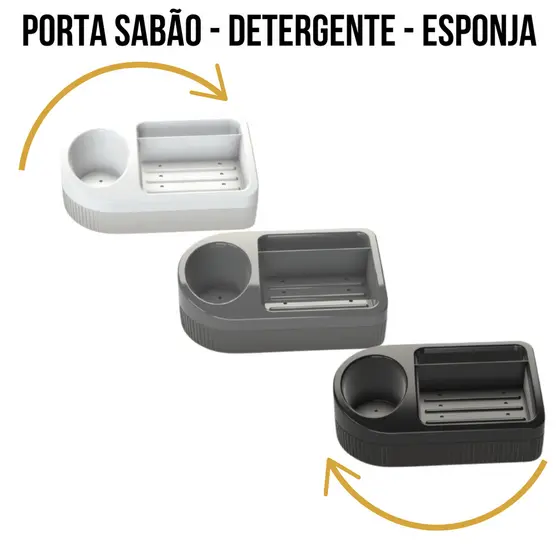 PORTA SABÃO - DETERGENTE - ESPONJA