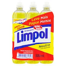 Detergente Limpol Neutro Leve Mais Pague Menos 6/500ML