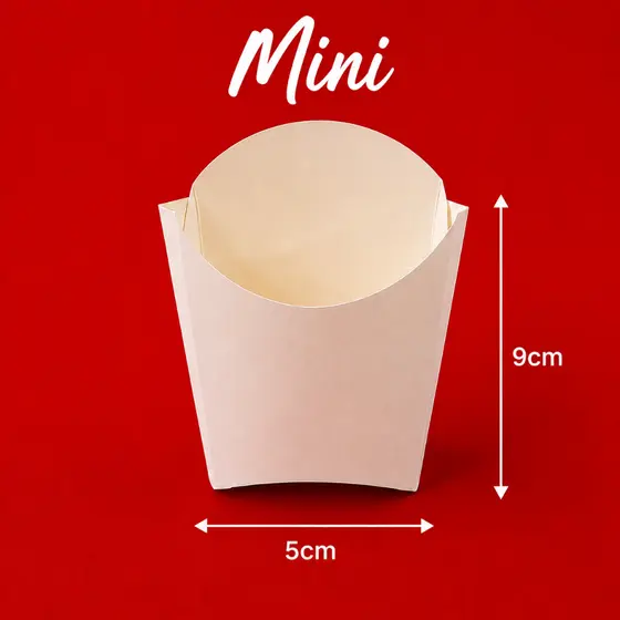 Mini Caixa de Batata Frita - Papel Triplex | Delivery, Embalagem para Porções