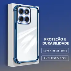 Capinha Capa Anti Impacto Transparente Luxo Para Motorola Moto Edge 60 Fusion 60 5G Case De Celular SJ 0000