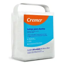 Lenço Para Banho Cremer - 100 UN