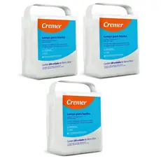 Kit 3x Lenço Para Banho Cremer - Total de 300 UN
