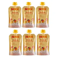 Kit 6x Papinha Yoguizinho De Frutas Amarelas E Banana 100g