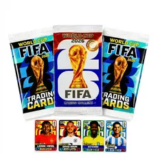 Pacotão Kit Cards - Copa do Mundo (Cartinhas, Bafo, Futebol)