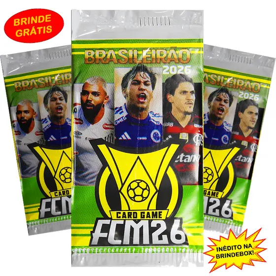 Kit Cards: Brasileirão FCM 26 (Cartinhas, Promoção, Bafo)