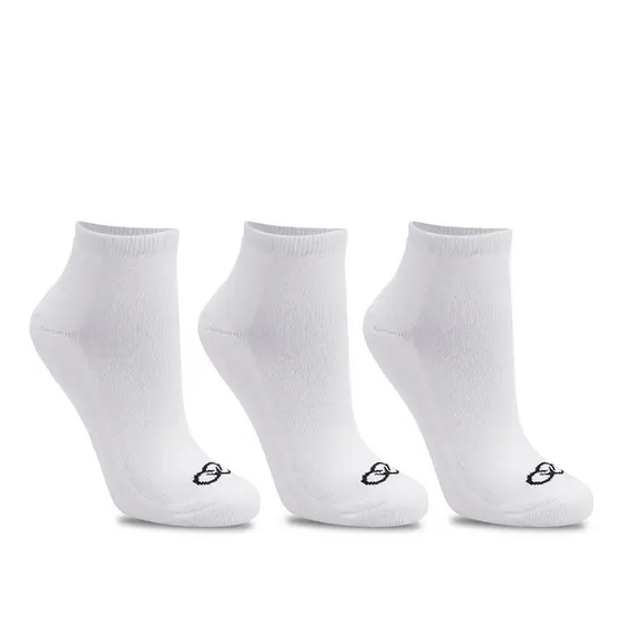 Kit 3 Meias Olympikus Cano Curto Fitness Algodão