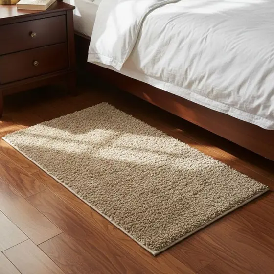 Tapete Soft 1,00M X 0,50CM  (Antialérgico Antiderrapante Para Beira De Cama Entradas Portas)