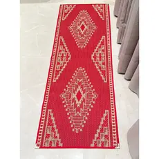 Tapete Passadeira Sisal 2,50 x 0,66cm antiderrapante com ponteiras nas laterais para cozinhas