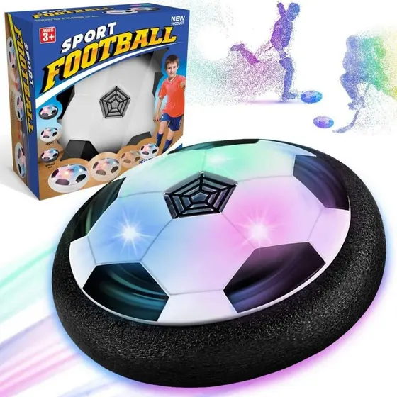 Bola De Futebol Elétrica Flutuante Para Crianças Jogos Esportivos Indoor LED Kid Brinquedo Menino