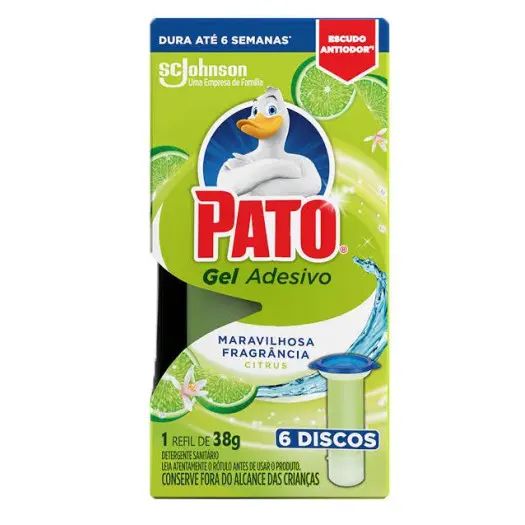 Pato Gel Adesivo C/6 Disco Refil