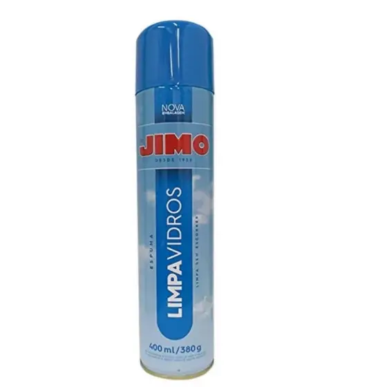 Kit C/ 1 2 3 ou 4 Jimo Spray Limpa Vidros  400ml Vidros Espelho Espuma Que Limpa Sem Manchar