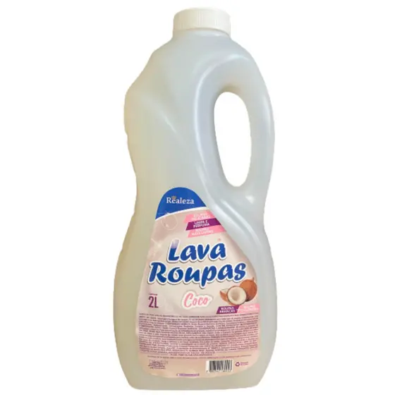 Lava Roupas De Coco 2 Litros Realeza Para Roupas Delicadas