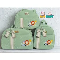 kit de bolsa Maternidade e Mochila Safari (3 Peças)