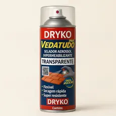 Borracha líquida impermeabilizante spray Dryko Vedação Transparente 100ML