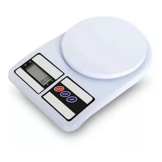 Balança Digital De Cozinha Até 10KG Função Tare - Alimentos e Dieta