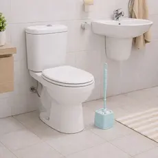 Escova Sanitária com Suporte Base Quadrada 36cm Limpeza Banheiro