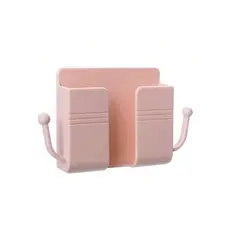 Kit Suporte de Parede Plástico Autocolante Multiuso para Celular com Ganchos 1UN 2UN 3UN ALTO