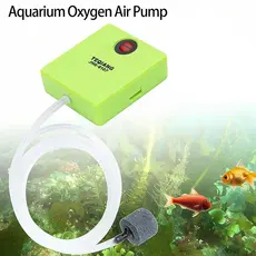 Mini Bomba De Ar De Aquário Aerador/Oxigênio Com Pedra Operado A Bateria Seca Pesca Exterior