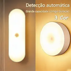Lâmpada Led Recarregável Sem fio com Sensor de Presença Luminária