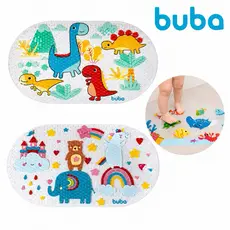 Tapete Antiderrapante Com Ventosa Buba Para Banho Infantil Bebê Higiene Banheiro Menina Menino