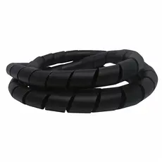 Organizador de Fios e Cabos Espiral MZ Plastic 3/4" (19 mm) - Preto ou Branco