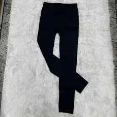 Meia-Calça Masculina Térmica Flanelada Inverno Com Abertura Confortável Alta Elasticidade Preta