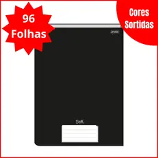 Caderno Brochurao Capa Dura 96 Folhas Stiff Cores Sortidas Jandaia