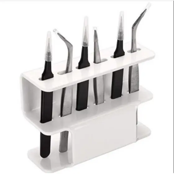 Suporte Com 6 Furos Para Pinças De Cílios Acessorios