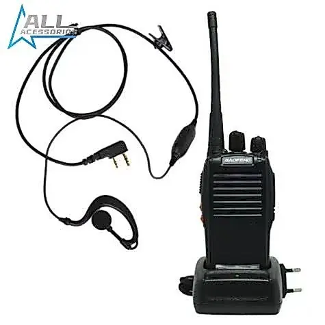 Fone De Ouvido Ppt Original Para Rádio Baofeng Com Microfone Dual Band Comunicador Walkie Talkie Uv-5r Bf-777s Uv-6