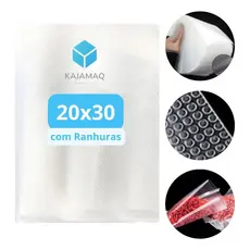 Embalagem a Vácuo 20x30 Ranhura 50 Unidade Saco Plástico gofrado Para Seladora A Vácuo Domestica
