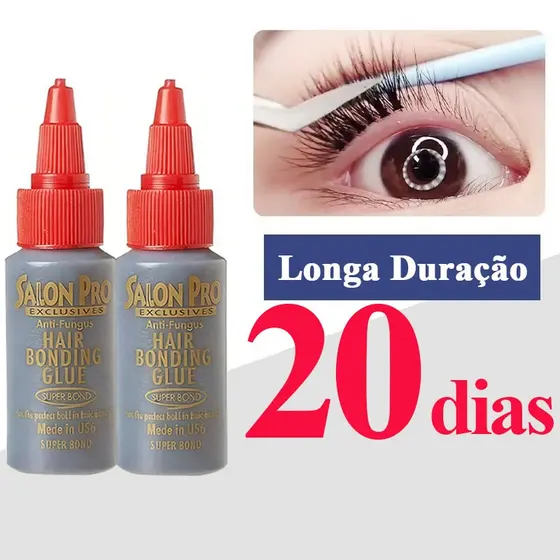 Super Cola Profissional Para Cílios 30ml, Salon Pro-30 Segundos-Extensão De Salão, Sem Irritante/Rápido/Longa Duração