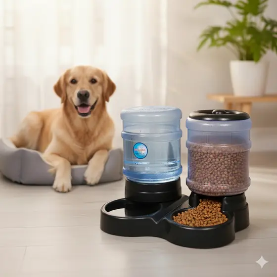 Comedouro e Bebedouro Duplo para Cachorro Cães e Gatos Automático 10LTS E 8LTS Promoção Envio Imediato