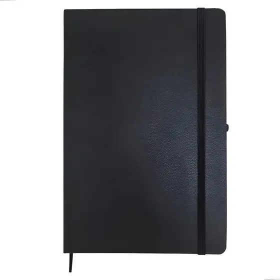 Caderno Tipo GTSHOP 80 Folhas 21x14cm com Capa Dura Preto