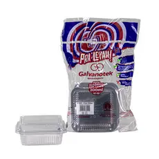 Embalagem Um Doce Quadrado 200ml 10 Unidades G650 GALVANOTEK