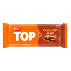 Cobertura Top Sabor Chocolate Ao Leite 1,01Kg Barra HARALD