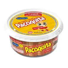 Paçoca Paçoquita Pote com 65 Unidades Santa Helena 1,17Kg
