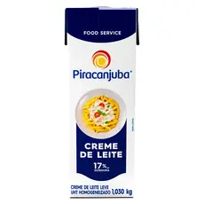 Creme de Leite 17% Gordura 1,030kg PIRACANJUBA