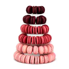 Torre Para Macarons Suporte Expositor Doces 6 Pisos