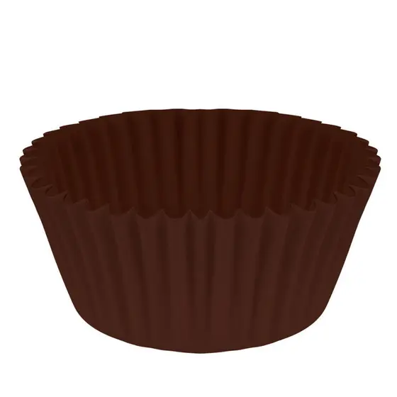 Forminha Brigadeiro No 6 Marrom Dentro e Fora 100 Unid.