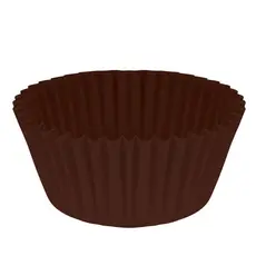 Forminha Brigadeiro No 6 Marrom Dentro e Fora 100 Unid.