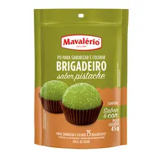 Saborizante em Pó Preparo Brigadeiro Pistache 45g Mavalério