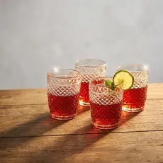 Kit Jogo com 4 Copos de Aperitivo 120ml em Vidro (13760 )