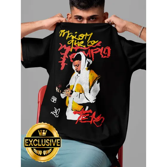 camisa teto maior que o tempo streetwear 30praum rap nacional trap masculino feminino algodão