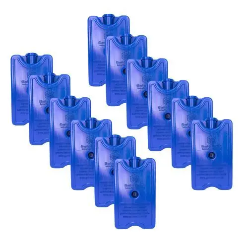 Gelo artificial reutilizável rigido 200 ml Gelotech Gelox Placa de Gelo 12 unidades