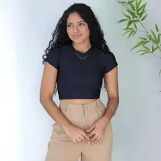 cropped feminino blusinhas mangas curtas baby tee canelada ribana