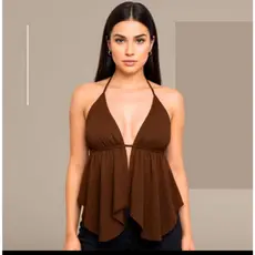 Blusa Lenço Suplex Feminina – Alças Finas e Caimento Perfeito