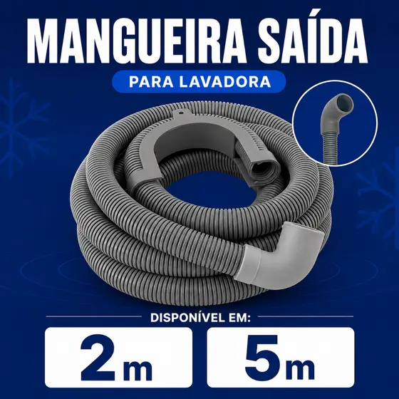 Mangueira de Saída para Máquina de Lavar