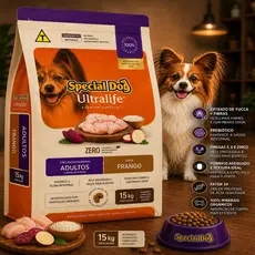Ração Para Cachorro 15kg Special Dog Ultralife Adulto Raças Pequenas Frango