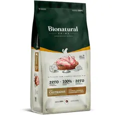 Ração SuperPremium Bionatural Prime Para Gatos Castrados Sabor Frango 7.5kg