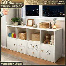 Estante Organizador Livreiro Prateleira Para Sala Quarto Escritório Rack de armazenamento Organizador